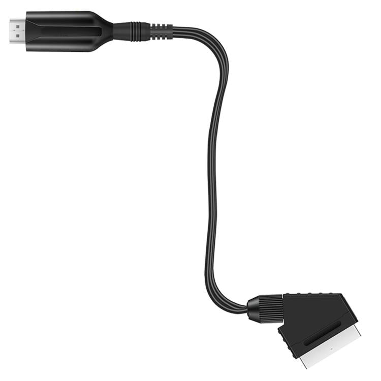 HDMI To SCART Converter For Set-Top Boxes Game Consoles Audio Video - Black