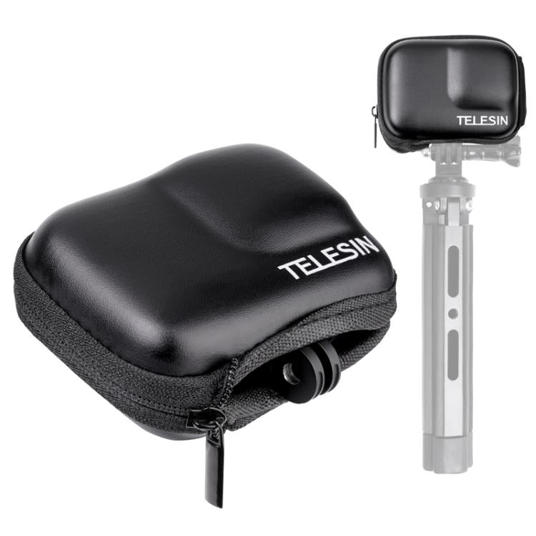 TELESIN Sports Camera Mini EVA Protective Storage Bag For GoPro HERO12 Black /11 Black /10 Black /9 Black - Black