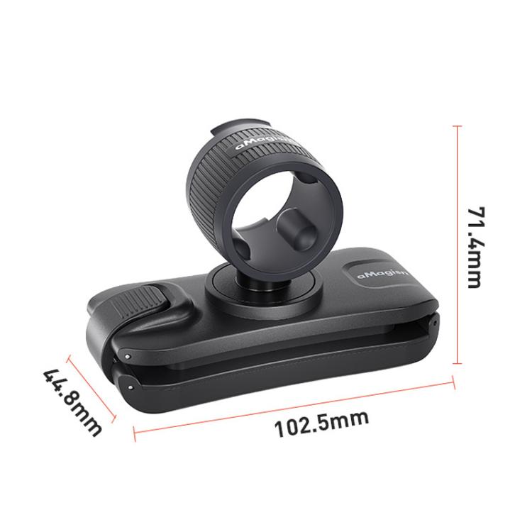 AMagisn Selfie Stick Hanger Action Camera Backpack Quick Attachment for Insta360 / DJI / GoPro - Black