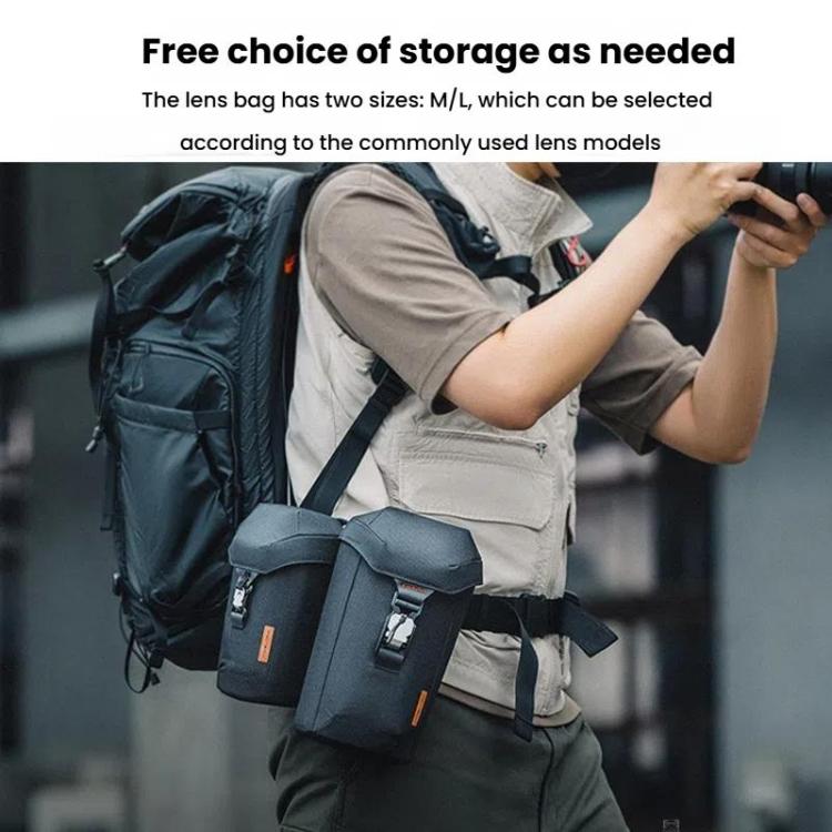 PGYTECH SLR Camera Telephoto Lens Waterproof Storage Bag, Size: L
