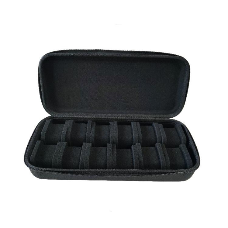 Large-capacity Smart Watch Storage Box with Sponge Inner Tray Portable Watch Storage Bag - 12-slots
