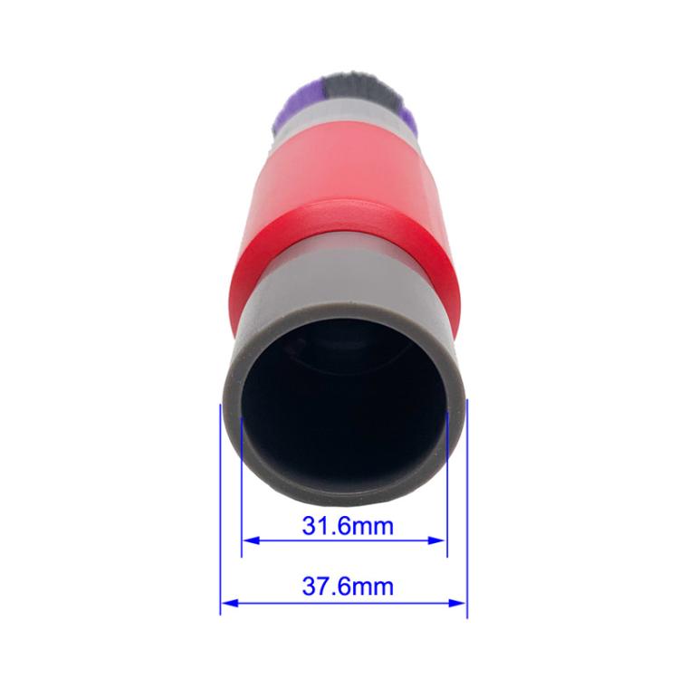 32mm Soft Brush+Connector For Dyson V8 Vacuum Cleaner Dusting Streak Free Soft Brush Replacement Accessory Set