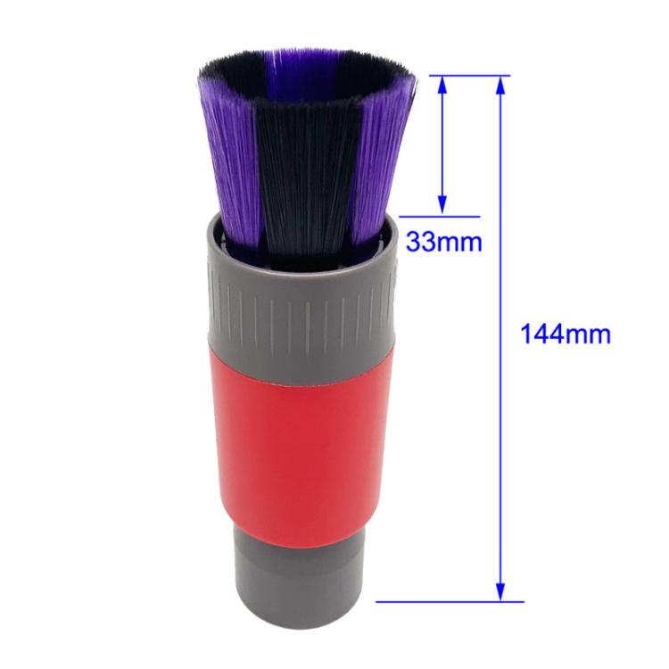 32mm Soft Brush+DC Connector Vacuum Cleaner Dusting Streak Free Soft Brush Replacement Accessory Set