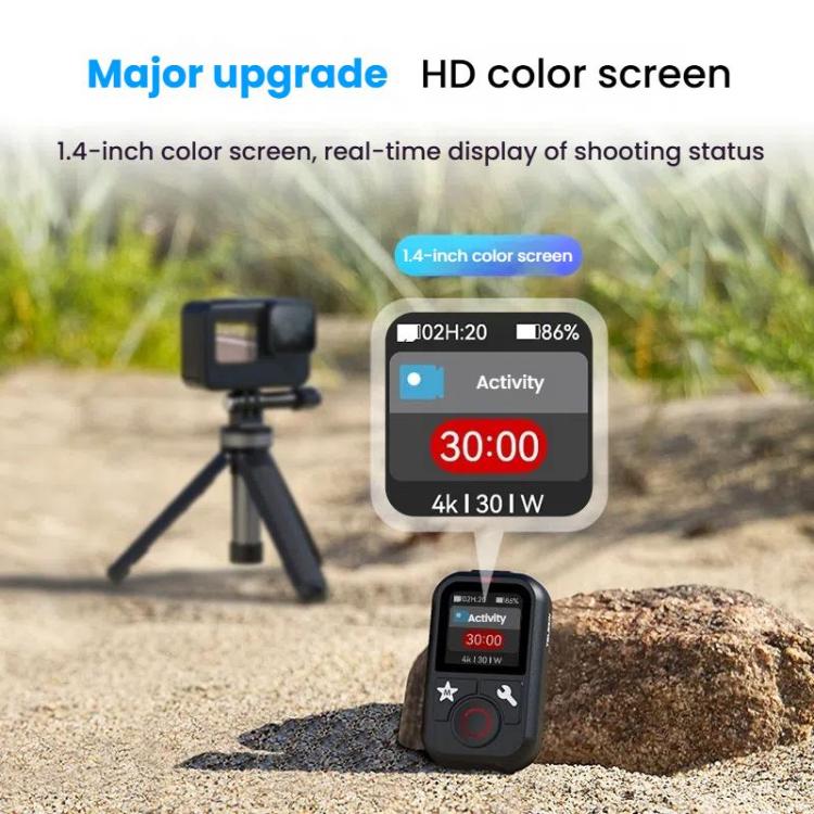TELESIN T13 60m Sports Camera Wireless Bluetooth Remote Control For GoPro HERO13 Black /12 Black /11 Black /10 Black /9 Black /8 Black /Max - Black