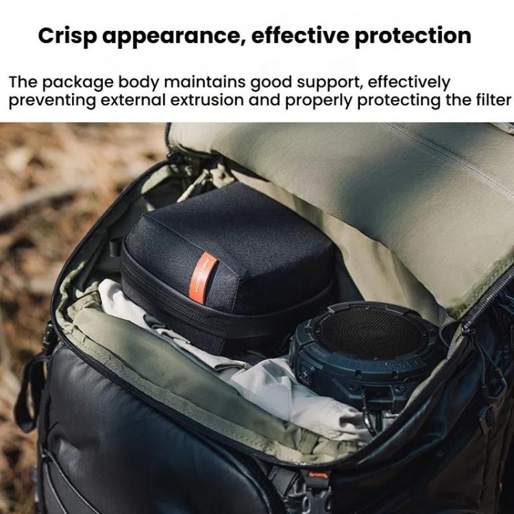 PGYTECH Dustproof Drop-proof Camera UV Filter Storage Bag - Black