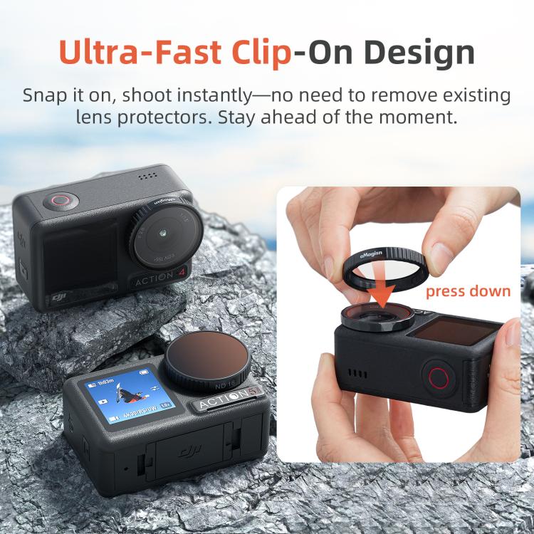 aMagisn Filter For DJI Action 5 Pro / 4 / 3, Spec: CPL