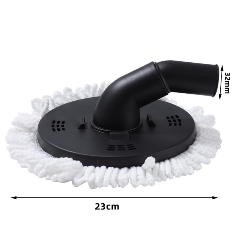 Universal Inner Diameter 32mm Household Vacuum Cleaner Accessories Brush Head Floor Brush Mop Head - Black White