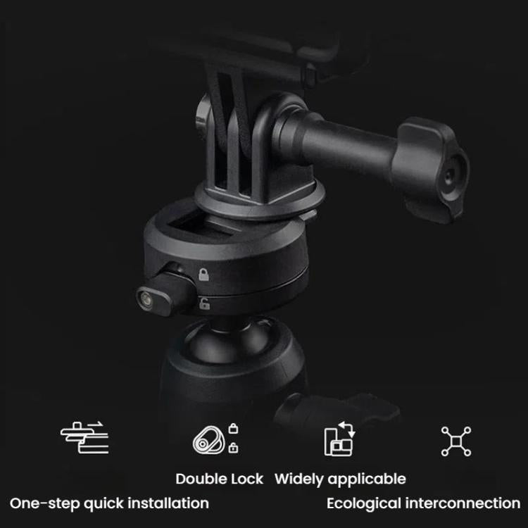 PGYTECH Motorcycle Rearview Mirror Quick Release Bracket - Black