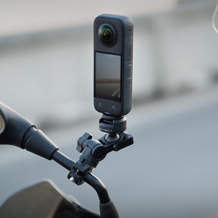 PGYTECH Motorcycle Rearview Mirror Quick Release Bracket - Black
