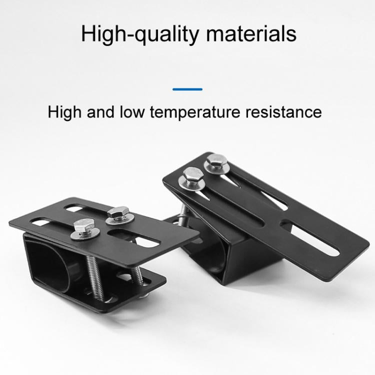 Car Luggage Rack Modification Fixing Clip Roof Spotlight Bracket Accessories - Black