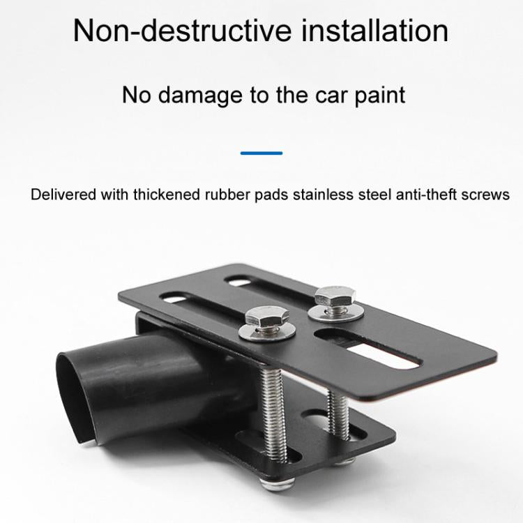 Car Luggage Rack Modification Fixing Clip Roof Spotlight Bracket Accessories - Black