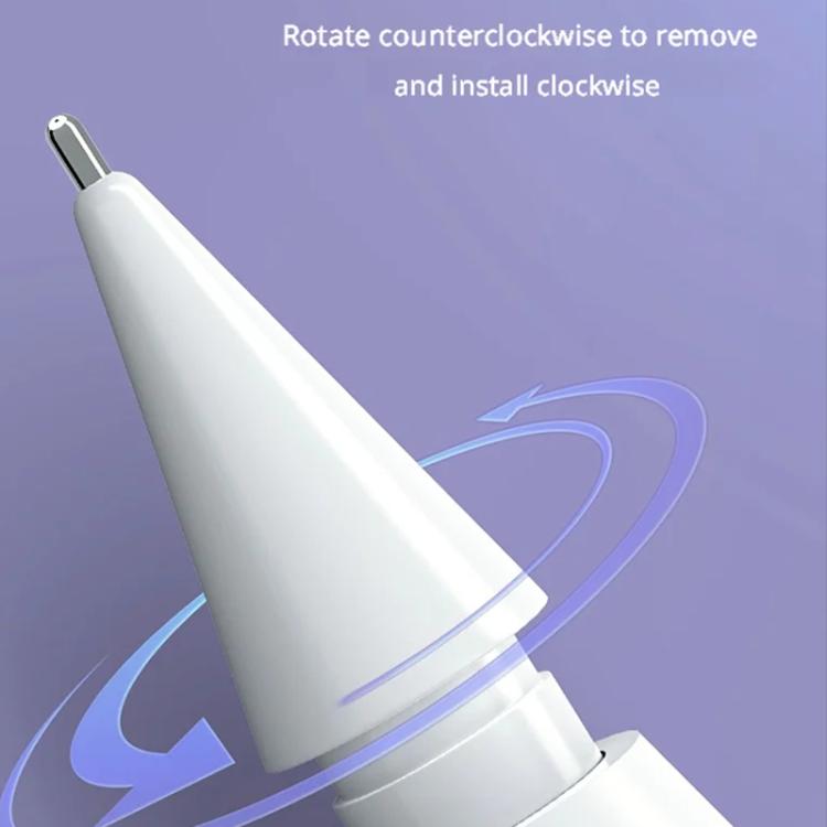 For Apple Pencil Pro / 2 / 1 Replacement Tips Stylus Nib, Spec: 2B x 4