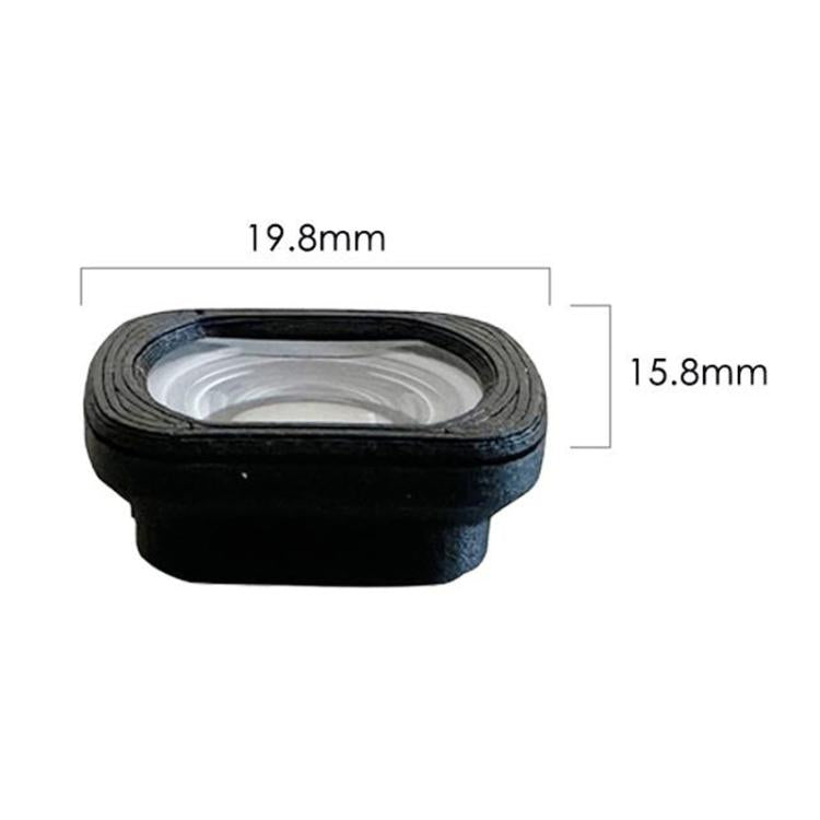 For DJI Flip RCSTQ 24mm100 Degree Wide Angle Filter Aluminum Alloy Frame Ultra Wide Angle - Wide Angle+Aluminum Frame