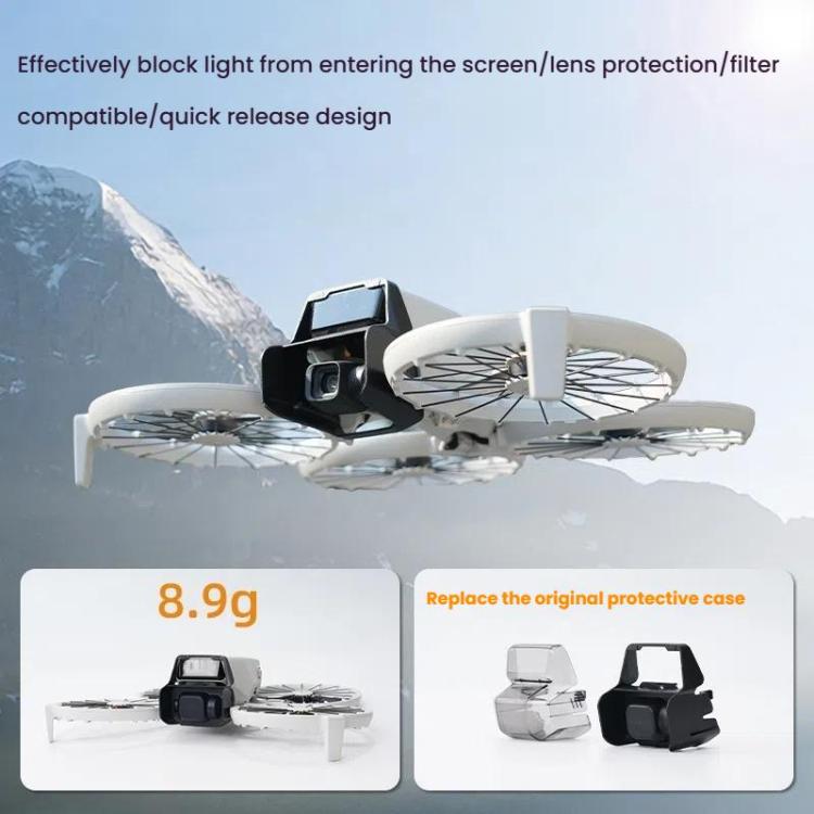 For DJI Flip RCSTQ Lens Hoods Dual Purpose Lens Cover - Lens Protection+Blackout