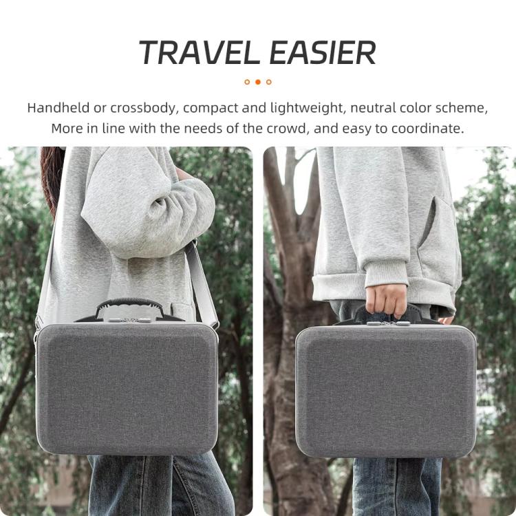 For DJI Flip XFJI Smooth Fly Portable Storage Bag Handheld Shoulder Bag - Gray