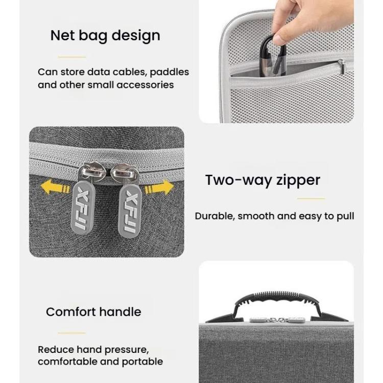 For DJI Flip XFJI Smooth Fly Portable Storage Bag Handheld Shoulder Bag - Gray