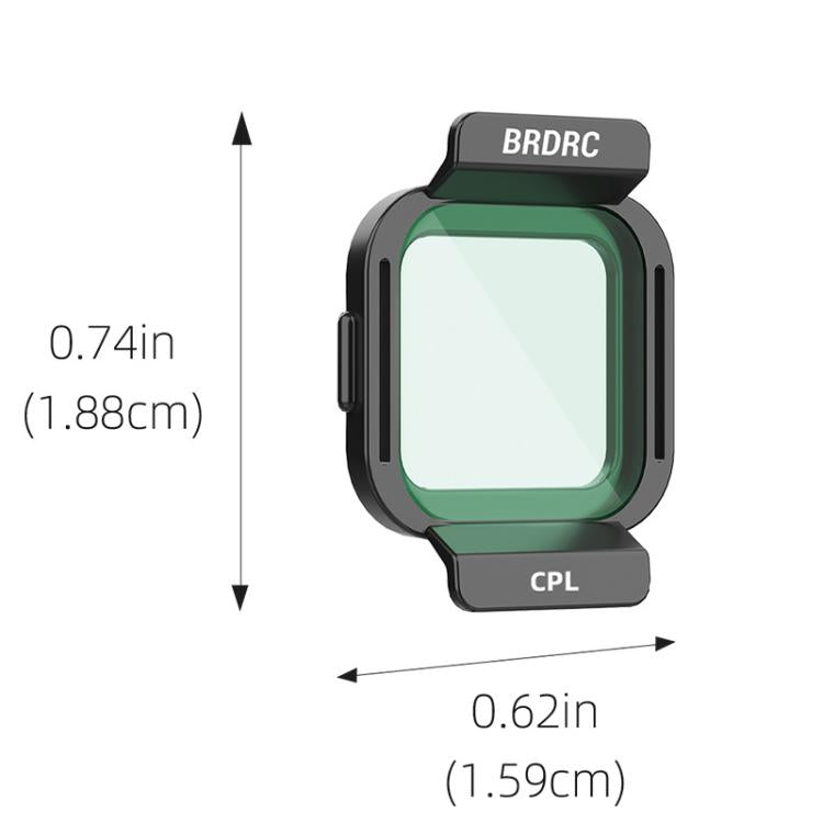 For DJI Flip BRDRC Lens Filters Protective Lens Accessories, Style: CPL