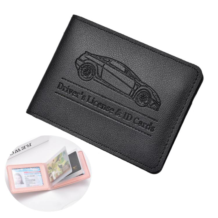 Multi-card Driver License Card Holder Women Driving License Leather Protective Case ID Credit Card Bag, Spec: 4 Card Slot