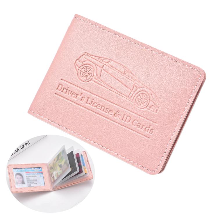 Multi-card Driver License Card Holder Women Driving License Leather Protective Case ID Credit Card Bag, Spec: 6 Card Slot