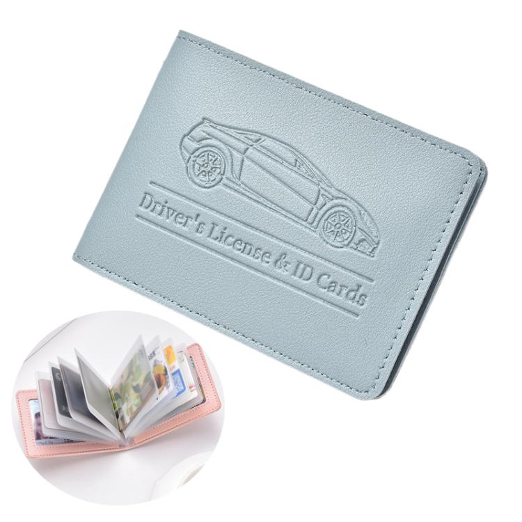 Multi-card Driver License Card Holder Women Driving License Leather Protective Case ID Credit Card Bag, Spec: 10 Card Slot