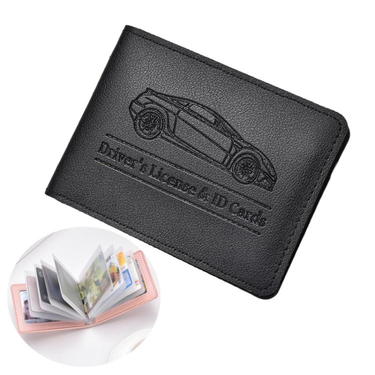 Multi-card Driver License Card Holder Women Driving License Leather Protective Case ID Credit Card Bag, Spec: 10 Card Slot