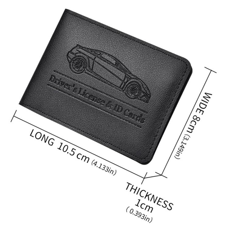 Multi-card Driver License Card Holder Women Driving License Leather Protective Case ID Credit Card Bag, Spec: 6 Card Slot