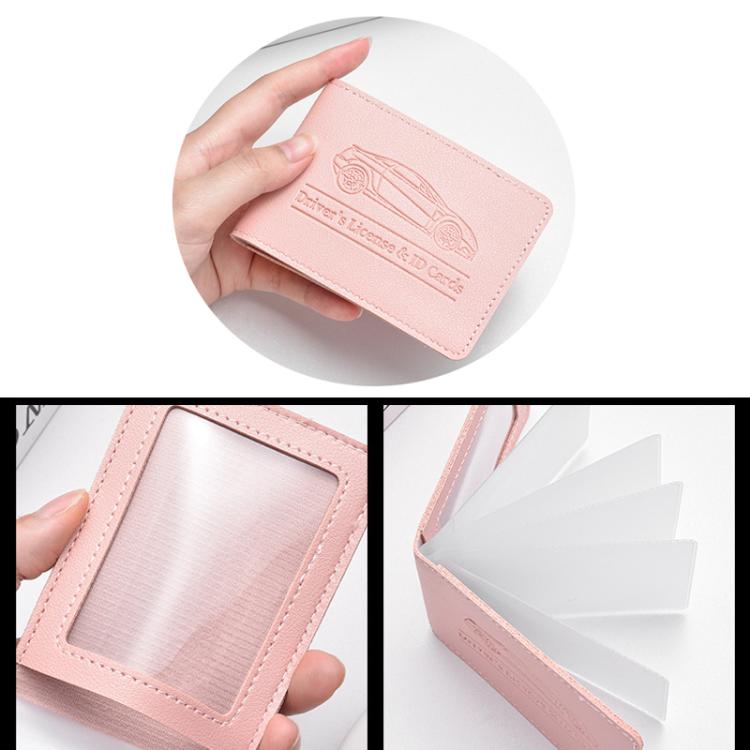 Multi-card Driver License Card Holder Women Driving License Leather Protective Case ID Credit Card Bag, Spec: 2 Card Slot