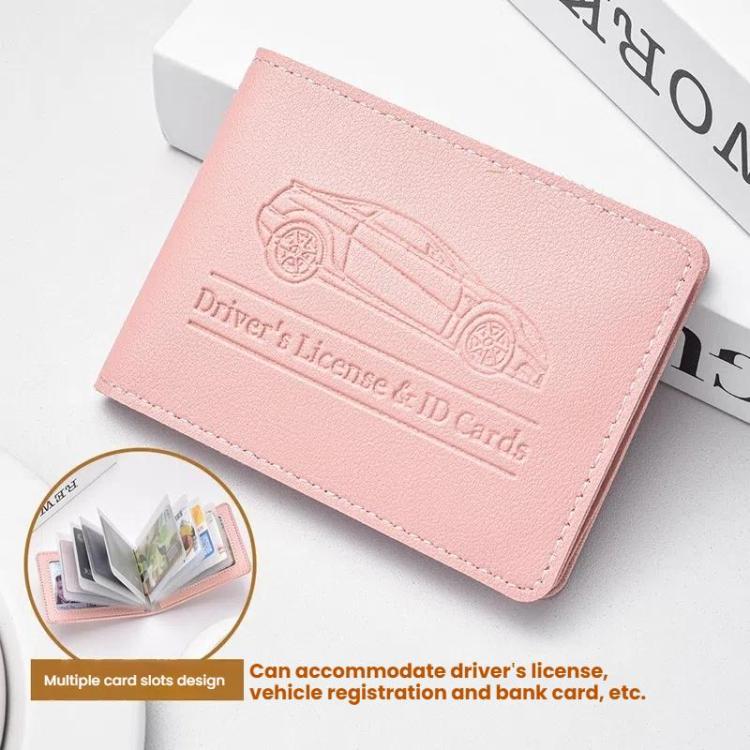 Multi-card Driver License Card Holder Women Driving License Leather Protective Case ID Credit Card Bag, Spec: 4 Card Slot