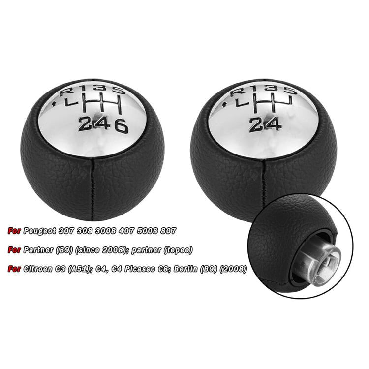 For Peugeot 307/Citroen Car Manual Gear Ball - Light 5 Speed