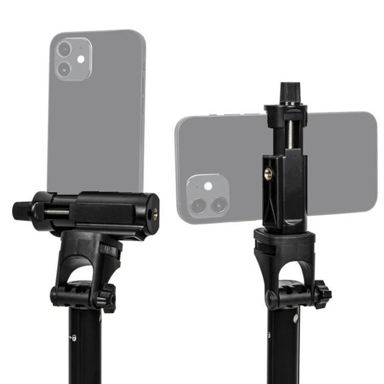 YUNTENG 1688L 16.5-77 Inch Phone Camera Selfie Stick Tripod With Bluetooth Remote Control - Black