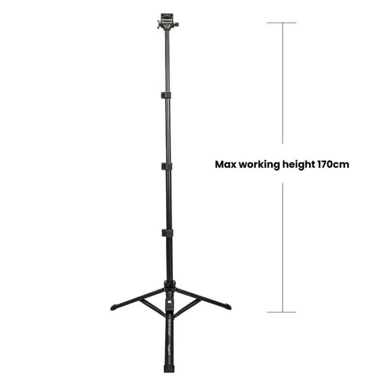 YUNTENG 91666L 18.5-67 Inch Adjustable Tripod Selfie Stick With Remote Control For Phone and Camera - Black
