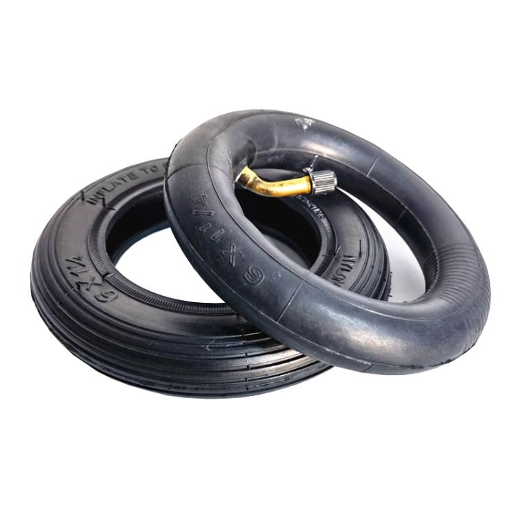 6 X 1 1 / 4 Electrical Scooter Mini Battery Bike Thickened Tire Accessories, Style: Inner And Outer Tire