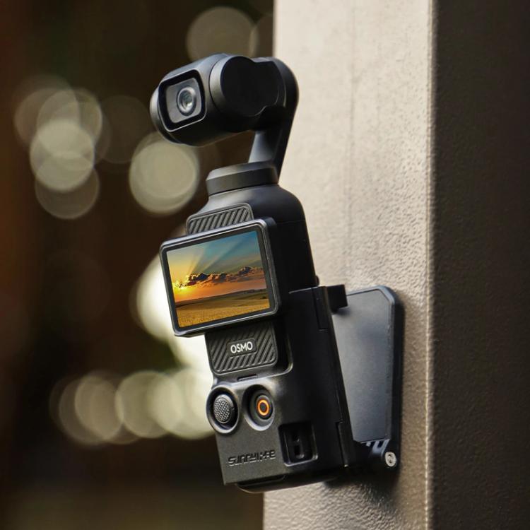For DJI Osmo Pocket 3 Sunnylife OP3-ZJ761 Magnetic Stand Base Angle Adjustable Multi-functional Desktop Stand Accessories - Black