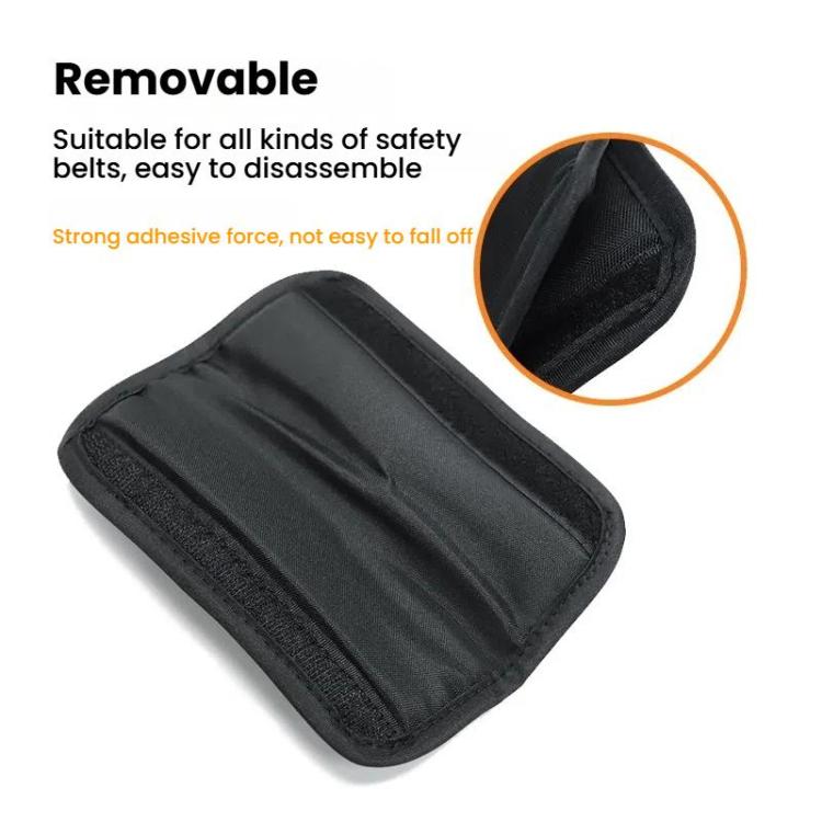 Baby Stroller Seat Belt Shoulder Guard, Color: Black Regular