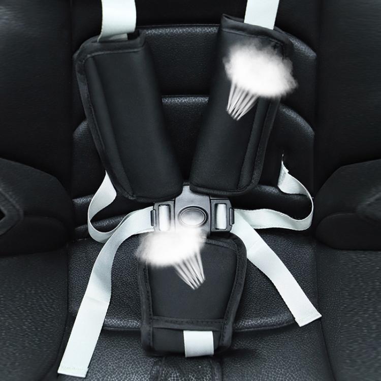 Baby Stroller Seat Belt Shoulder Guard, Color: Black Crotch Protector