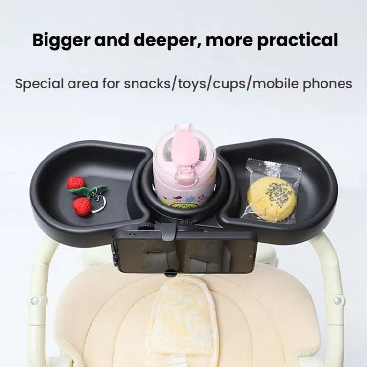 Universal Baby Stroller With Dining Tray And Storage Rack - 4 in 1