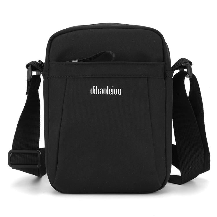 Dibaoleiou Lightweight Multifunction Mobile Phone Bag Men Casual Canvas Bag Shoulder Small Backpack