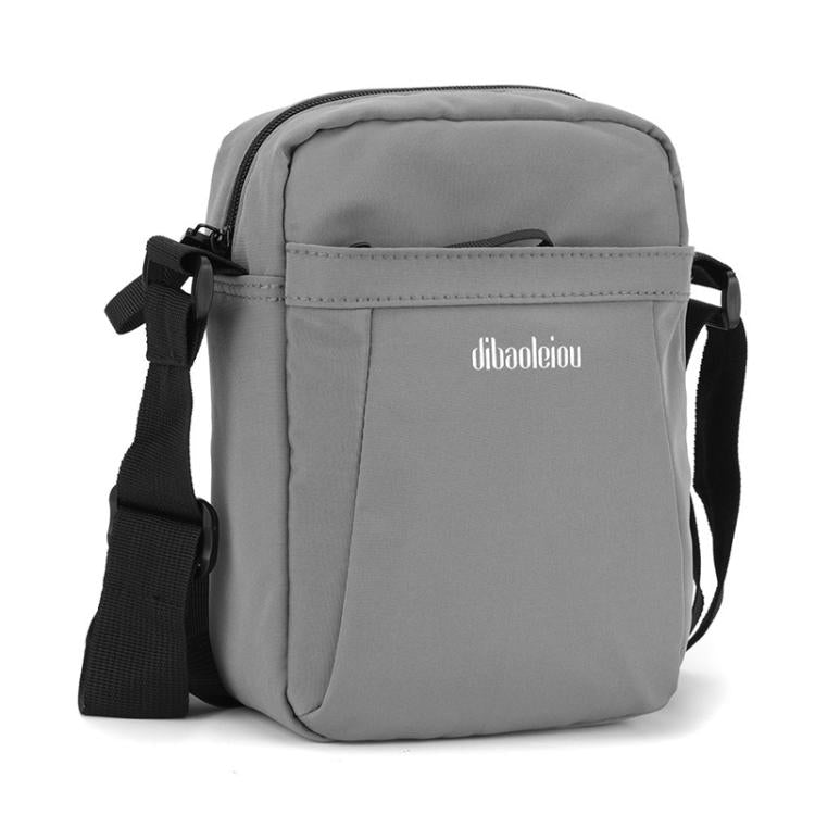 Dibaoleiou Lightweight Multifunction Mobile Phone Bag Men Casual Canvas Bag Shoulder Small Backpack