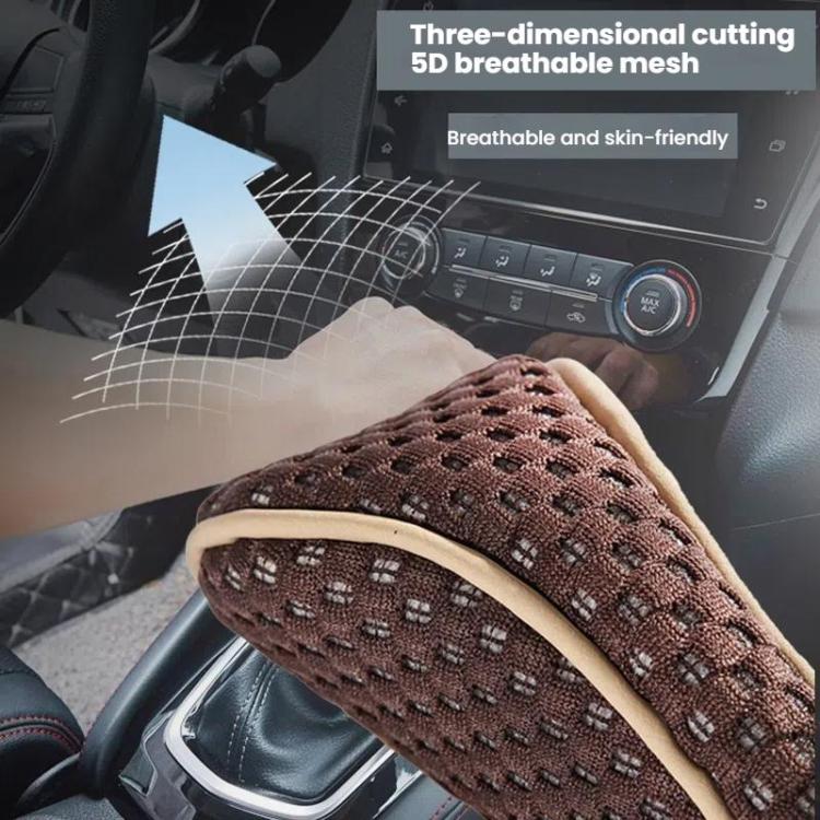 Universal Car Gearshift Cover Interior Accessories, Color: Manual Transmission Brown