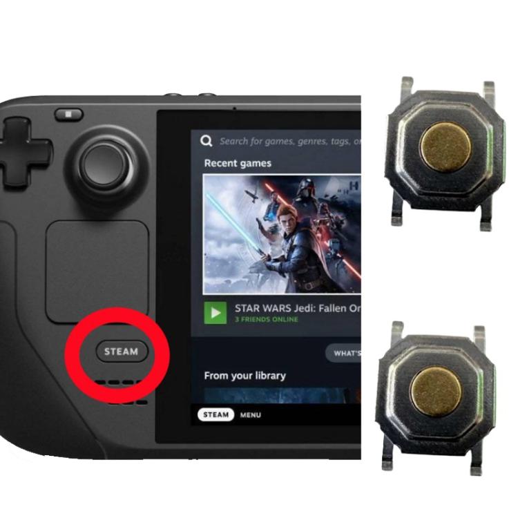 For Steam Deck Palm Buttons HOME Button Flick Switch - HOME Button