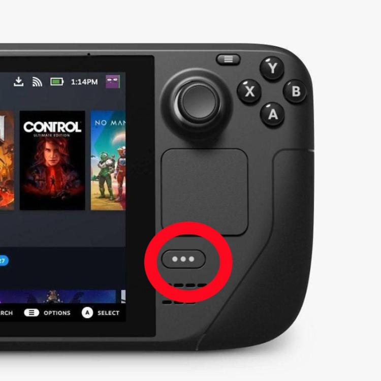 For Steam Deck Palm Buttons HOME Button Flick Switch - HOME Button