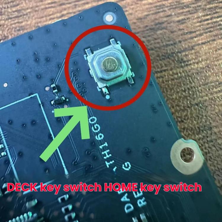 For Steam Deck Palm Buttons HOME Button Flick Switch - HOME Button