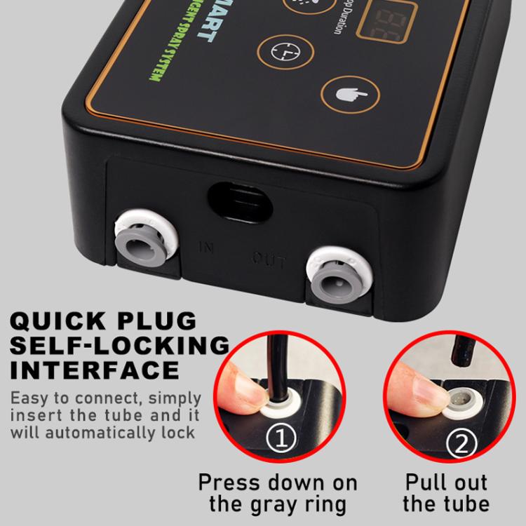 Smart Timer Misting System Kit For Reptile Terrariums Automatic Rainforest Habitat Sprayer EU Plug