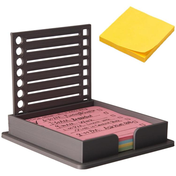 Office Sticky Note Template Box Student Planner Maker Saving Tool