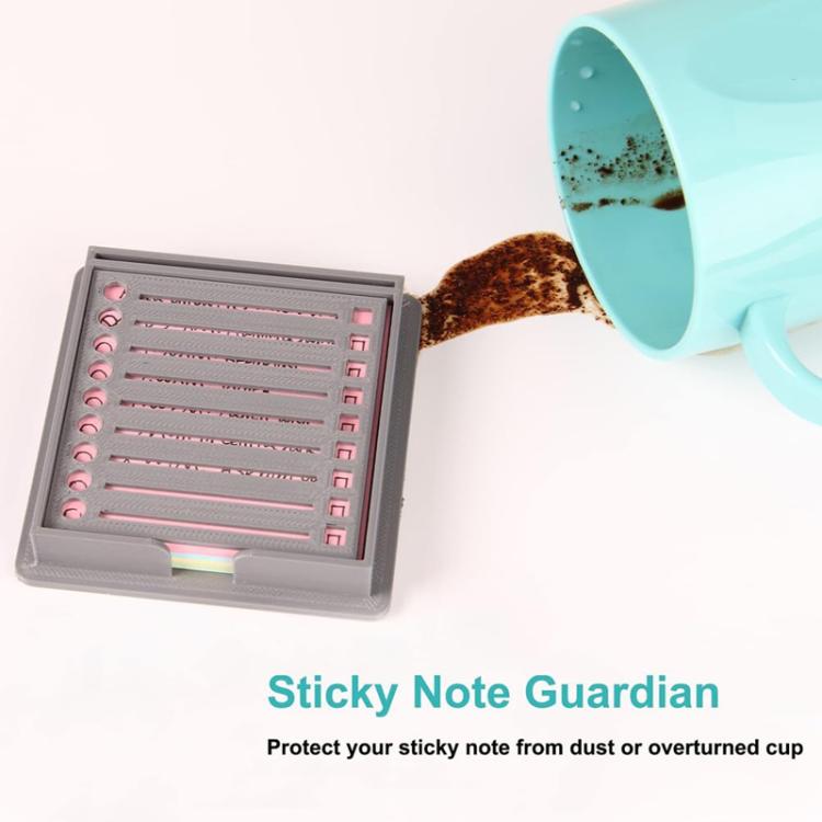 Office Sticky Note Template Box Student Planner Maker Saving Tool