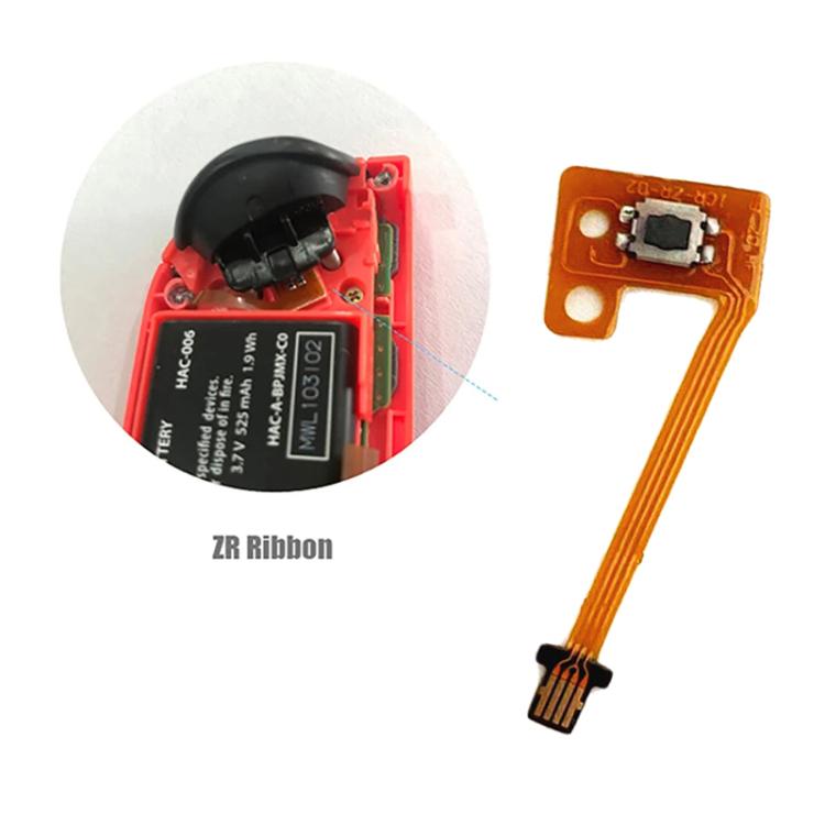 3pcs /Set For Nintendo Switch Joy-Con Button Repair Cable Gamepad Button Key Ribbon Flex Cable - ZL+ZR+L - Key