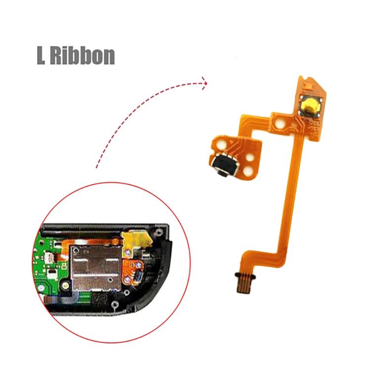 3pcs /Set For Nintendo Switch Joy-Con Button Repair Cable Gamepad Button Key Ribbon Flex Cable - ZL+ZR+L - Key