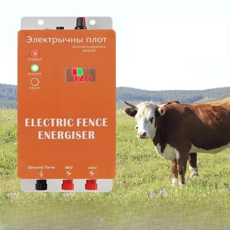 5km Standard US Plug 12V Electric Fence for Livestock High Voltage Pulse Farm Electric Poultry Equipment