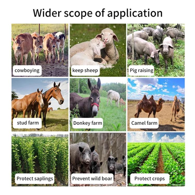 20km Alarm AU Plug 12V Electric Fence for Livestock High Voltage Pulse Farm Electric Poultry Equipment