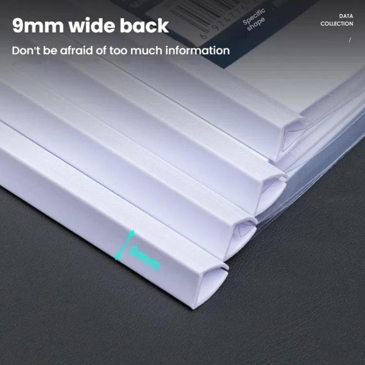 Deli 10pcs /Pack 5854 A4 Lever Arch File Binder With 9mm Spine Width - Holds Up To 80 Sheets - Random Color